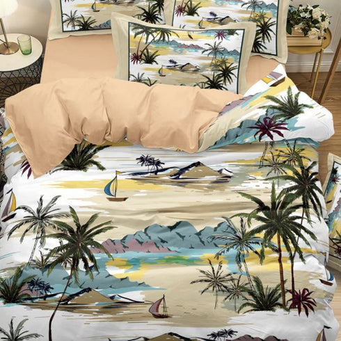 Roman Collection King Size Bed Sheet Set with Pillow Covers for Double Bed by Florida